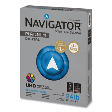 Navigator® Platinum Paper, 99 Bright, 24 Lb, 8.5 X 11, White, 500 Sheets-ream, 10 Reams-carton freeshipping - TVN Wholesale